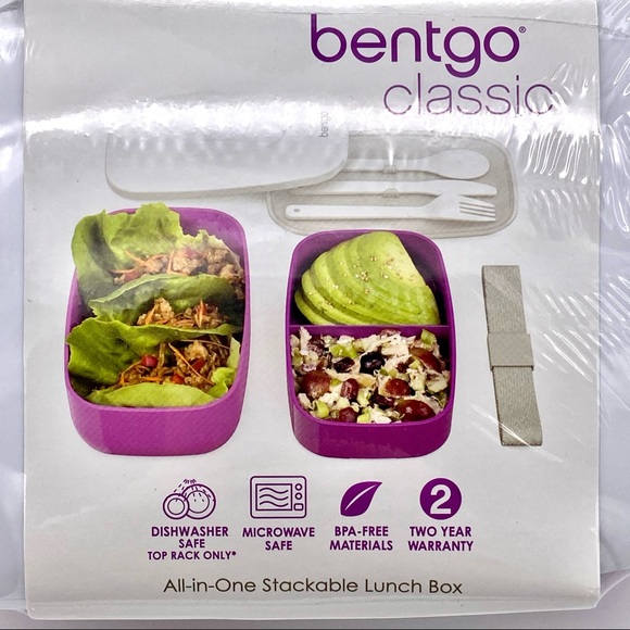 NWT Bentgo Classic Lunch Box, Purple - Picture 13 of 14